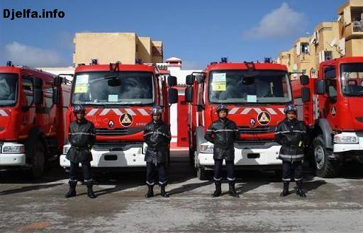 نيران تلتهب بشاحنة لنقل المازوت بالجلفة أربعة شاحنات للحماية المدنية أخمدتها