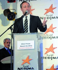 Le partenariat gagnant renforcé Nedjma honore les médias