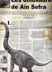 les dinosaures de Ain Aefra