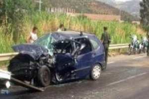 بلدية جندل بعين الدفلى : مصرع 4 أفراد من عائلة واحدة في حادث مرور