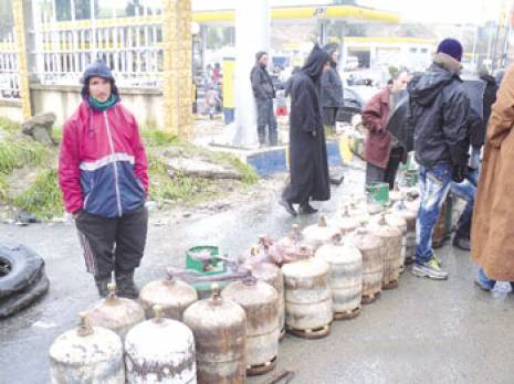 Le cauchemar de la bouteille de gaz Les centres de distribution pris d'assaut