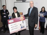 La cérémonie a eu lieu hier au siège du Groupe Cevital à Alger Remise des cadeaux aux lauréats du jeu SMS Fleurial