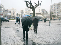 Elle est tombée ce matin sur la capitale et ses environs Neige : la 2e offensive