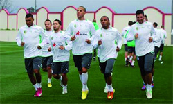 L'EN poursuit sa préparation avec la moitié des joueurs Football, éliminatoires de la coupe de monde 2014