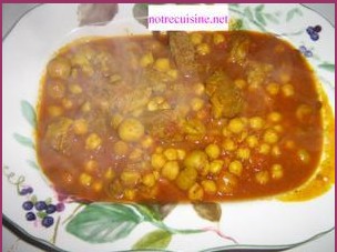 Pois chiches aux champignons