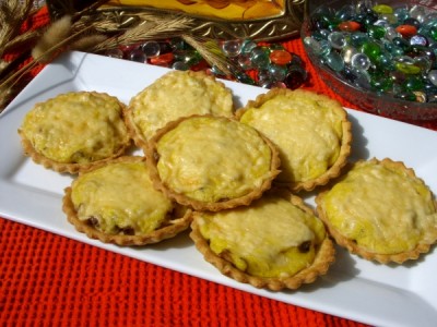 Quiches aux champignons