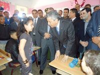 Le ministre de l'Education lance les épreuves d'examen de l'ex-6e à Tizi Ouzou 'Les résultats seront communiqués le 15 juin par Internet