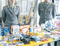 Italie : saisie de 15 millions de produits dangereux venus de Chine