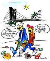 Beaucoup d'étrangers, peu de touristes