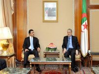 Sellal reçoit le ministre des Affaires étrangères de l'Etat des Emirats Arabes Unies