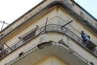 Plusieurs communes sont touchées par ce phénomène : Effondrement partiel de balcons