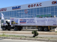 Le tracteur numéro 1 en Europe sillonne l'Algérie Road Show des camions DAF à Oran