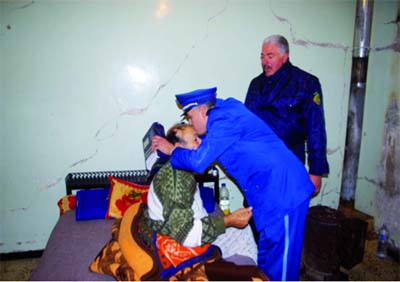 Les forces de sécurité au secours des populations isolées