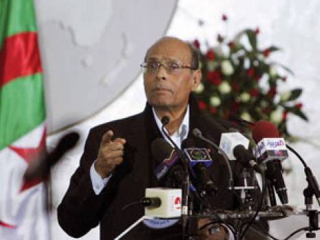 «La Tunisie a besoin de l'UMA» Moncef Marzouki à Alger