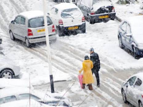 Alger sous la neige pour la seconde fois Phénomène très rare