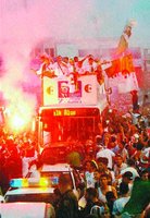 Retour triomphal pour nos héros