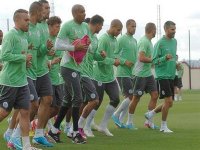 Mondial-2014 (qualifications) : sixième séance d'entraînement pour les Verts, Djabou en solo