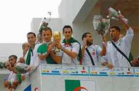 Qualifiée pour le Mondial 2010 : 1, 2, 3 Viva l'Algérie