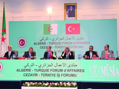 Vers un accord de libre échange algéro-turc Le Premier-ministre turc en a fait l'annonce
