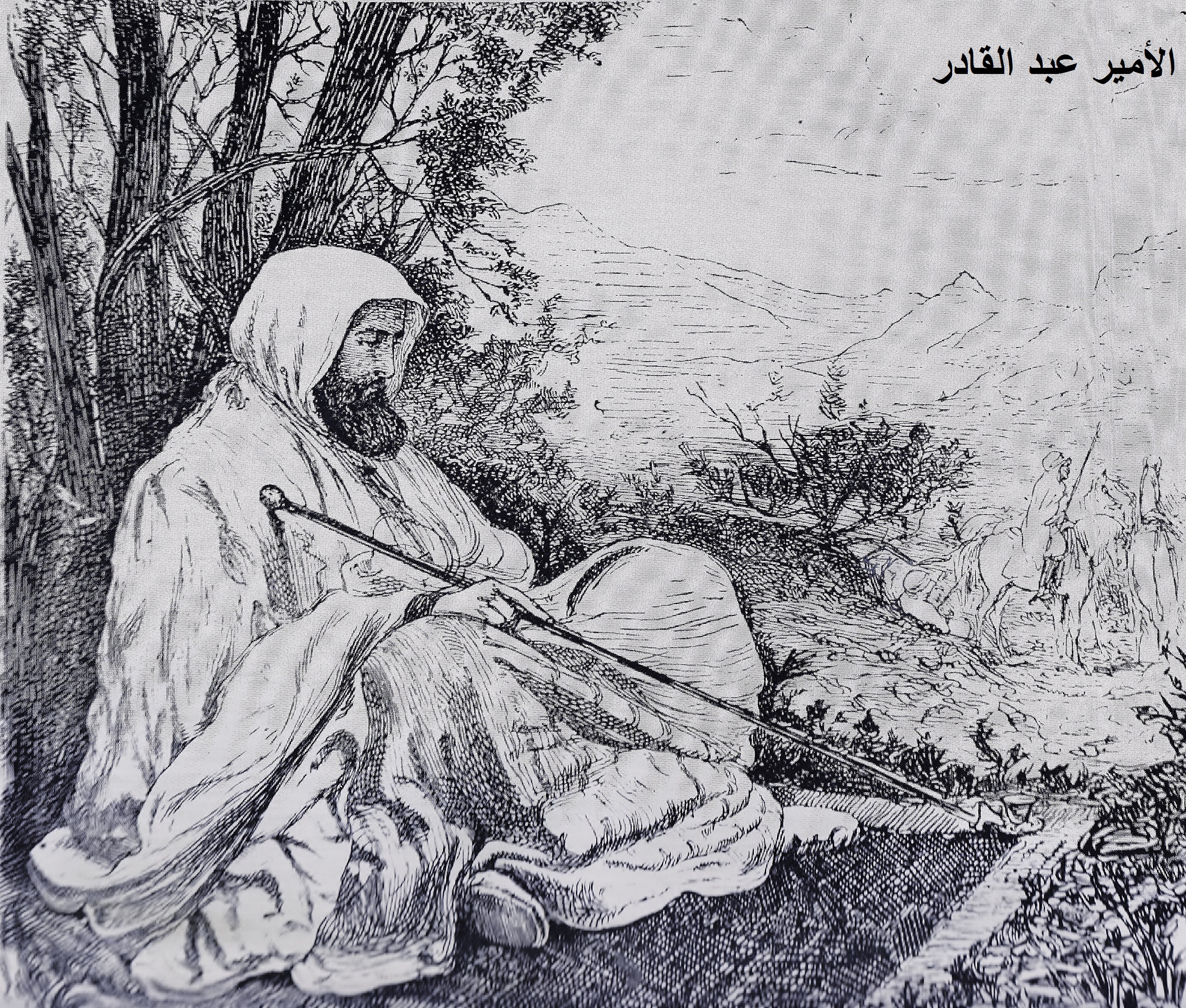 قصيدة للأمير عبد القادر الجزائري يمدح فيها و يتغنى بمحاسن البادية