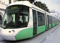 Constantine / Tramway La marche à blanc