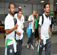 La sélection algérienne à Cotonou (Bénin)