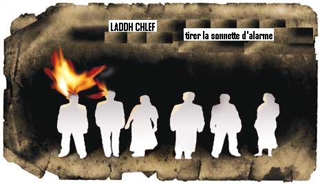 LADDH CHLEF tirer la sonnette d'alarme  Sur les Tentatives de suicides par immolation