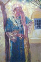 Peinture :  Portraits de femmes et paysages urbains à la galerie Artweka