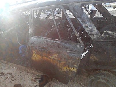 تفحم عائلة داخل سيارة تنحدر من فيض البطمة بالجلفة كانت قادمة من حاسي الرمل وانفجرت