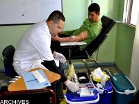 Journée de sensibilisation sur le don de sang à Alger