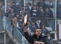 Afghanistan / Des exemplaires du Coran brûlés par les GI's Colère à Kaboul