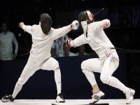 Inauguration du centre fédéral d'escrime à Ghermoul (Alger)