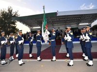 Sortie de quatre promotions l'Ecole de spécialisation sur hélicoptères, à Ain Arnat (Sétif)