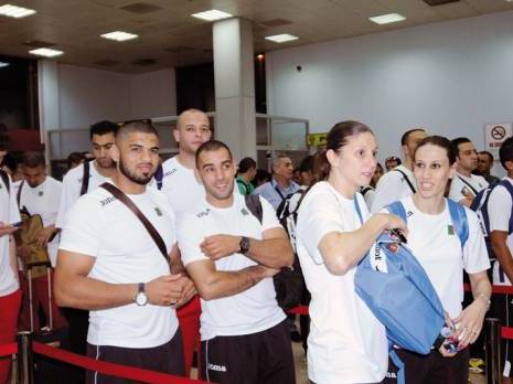 Les Algériens à pied d''uvre Jeux méditerranéens 2013