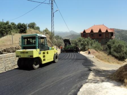 Draa Kébila, réhabilitation du chemin communal n110