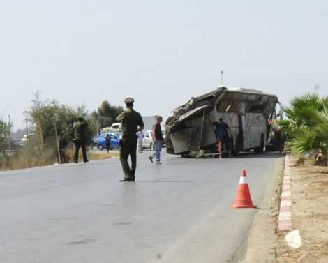 انقلاب حافلة لنقل أطفال مخيم صيفي يخلف قتيلا وجريحين بغرداية