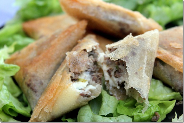 brick à la viande hachée (bourak)