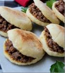 mini batbouts farcis à la viande hachée