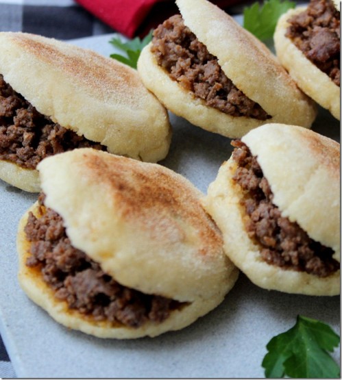 mini batbouts farcis à la viande hachée