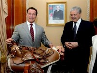 Sellal reçoit l'ancien gouverneur de la Californie Arnold Schwarzenegger