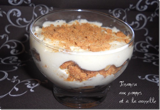 tiramisu aux pommes