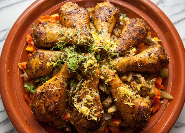 طاجن بالدجاج