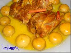 L'mhamer, tajine de viande