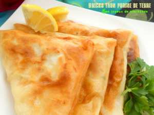 Bricks au thon et aux pommes de terre