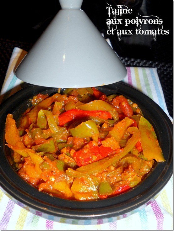 Tajine aux poivrons et aux tomates