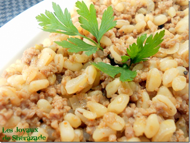 Blé à la viande hachée