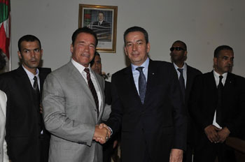 Visite du Terminator en Algérie : 