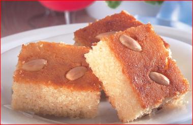 Basboussa aux Amandes