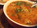 Chorba m'katfa ou vermicelle Au Boulettes De viandes (soupe algérienne)