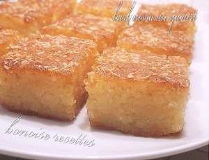 Basboussa sans œufs